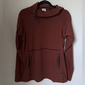 Melanzana Women's Bark Micro Grid Hoodie